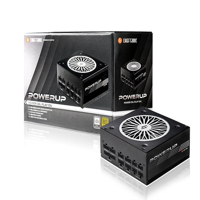 Power Supply|CHIEFTEC|850 Watts|Efficiency 80 PLUS GOLD|PFC Active|GPX-850FC cena un informācija | Barošanas bloki (PSU) | 220.lv