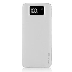 iMYMAX Powerbank 12.000mAh MM-PB/009 balts цена и информация | Зарядные устройства Power bank | 220.lv