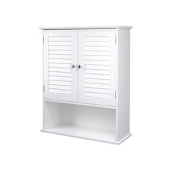 Навесной шкаф 60 х 20 х 70 см, белый цена и информация | Шкафчики в гостиную | 220.lv