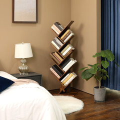 Книжный шкаф в форме дерева с 8 отделениями. цена и информация | Полки | 220.lv
