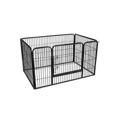 Клетка для собаки Feandrea 122 x 80 x 70 см цена и информация | Переноски, сумки | 220.lv