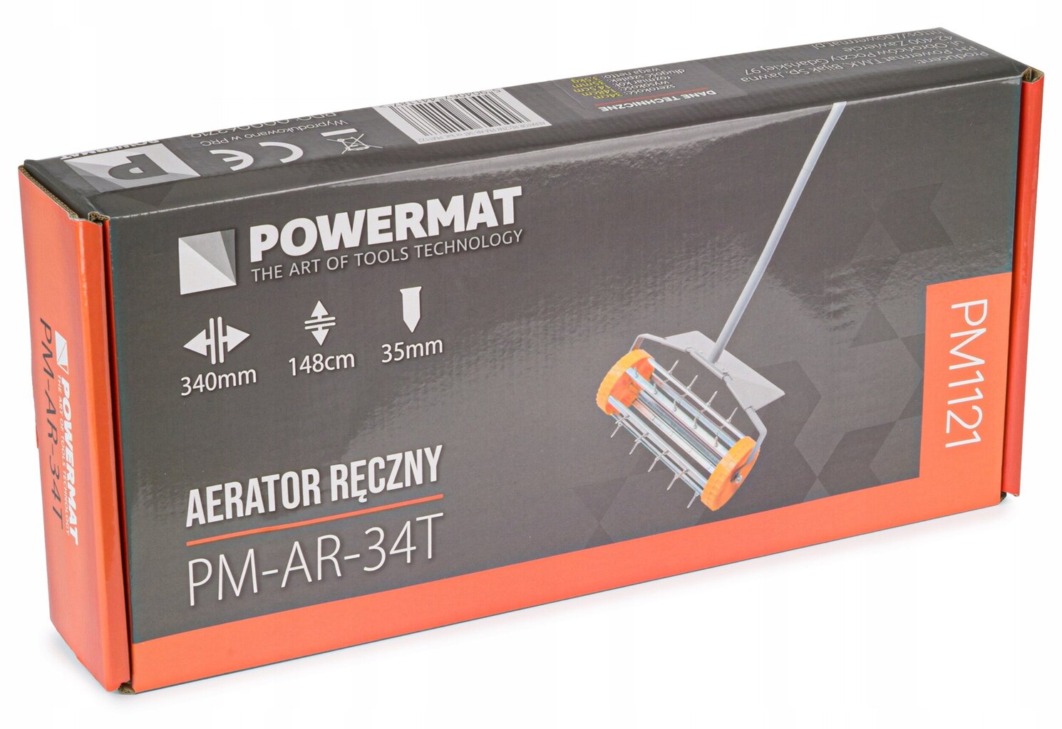 Manuālais aerators, Powermat cena un informācija | Dārza instrumenti | 220.lv