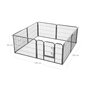 Suņu būris Feandrea, izgatavots no 8 paneļiem 77 x 60 cm cena un informācija | Transportēšanas būri, somas | 220.lv
