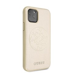 Guess Saffiano 4G Circle logotipas iPhone 11 Pro cena un informācija | Telefonu vāciņi, maciņi | 220.lv