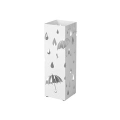 Подставка для зонтов 15,5 х 15,5 х 49 см., белая цена и информация | Детали интерьера | 220.lv