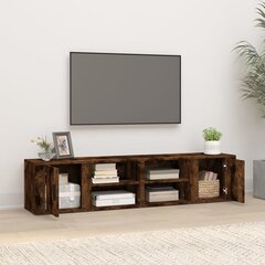 vidaXL TV skapīši, 2 gab., Sonomas ozolkoka, 80x31,5x36 cm цена и информация | Тумбы под телевизор | 220.lv