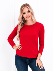Женская блузка с длинным рукавом Edoti LLR017, красная цена и информация | Туники | 220.lv