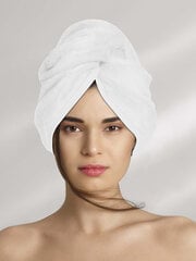 Полотенце для волос тюрбан A622, белая цена и информация | Полотенца | 220.lv