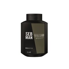 SebMan The Multitasker - šampūns matiem, bārdai un ķermenim 250ml cena un informācija | Šampūni | 220.lv