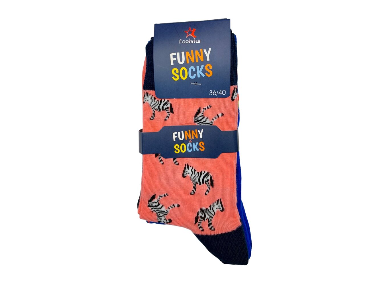 Unisex krāsainas zeķes Footstar Funny Socks 79044, 3 pāri цена и информация | Vīriešu zeķes | 220.lv