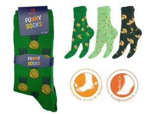 Unisex krāsainas zeķes Footstar Funny Socks 79045, 3 pāri cena un informācija | Vīriešu zeķes | 220.lv