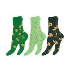 Unisex krāsainas zeķes Footstar Funny Socks 79045, 3 pāri cena un informācija | Vīriešu zeķes | 220.lv