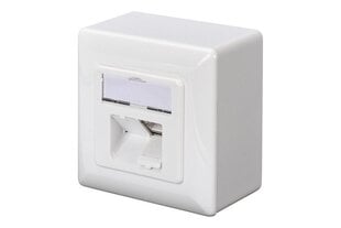 Digitus Модульные настенные розетки CAT 5e, экранированные, 2x RJ45 LSA цена и информация | Электрические выключатели, розетки | 220.lv