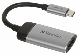 Verbatim USB Type-C Male - HDMI Male 10cм 4K цена и информация | Адаптеры и USB разветвители | 220.lv