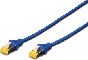 Жесткий сетевой кабель UTP кат. 6 Digitus CA20267493 5 m Синий цена и информация | Кабели и провода | 220.lv