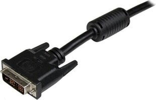 Digitālā video (DVI-D) kabelis Startech DVIDSMM3M 3 m Melns cena un informācija | Kabeļi un vadi | 220.lv