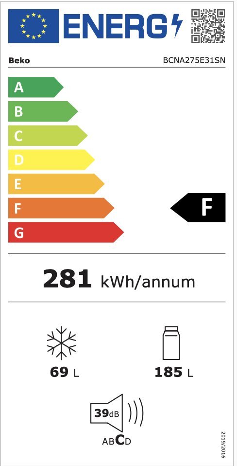 Beko BCNA275E31SN cena un informācija | Ledusskapji | 220.lv