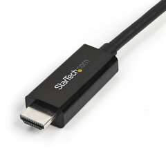 Адаптер Mini DisplayPort — HDMI Startech MDP2HDMM3MB          3 m Чёрный цена и информация | Кабели и провода | 220.lv