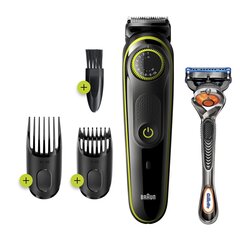 Бритва Braun BT3241 + лезвия Gillette цена и информация | Машинки для стрижки волос | 220.lv