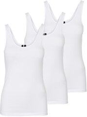 3 PACK - sieviešu krekls VMMAXI MY SOFT 10247477 BRIGHT WHITE & BRIGHT WHITE цена и информация | Нательные женские майки | 220.lv