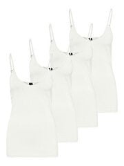 4 PACK - sieviešu krekls VMMAXI 10247491 Bright White цена и информация | Нательные женские майки | 220.lv