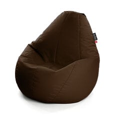 Кресло-мешок Qubo™ Comfort 90 Chocolate POP FIT цена и информация | Кресла-мешки и пуфы | 220.lv