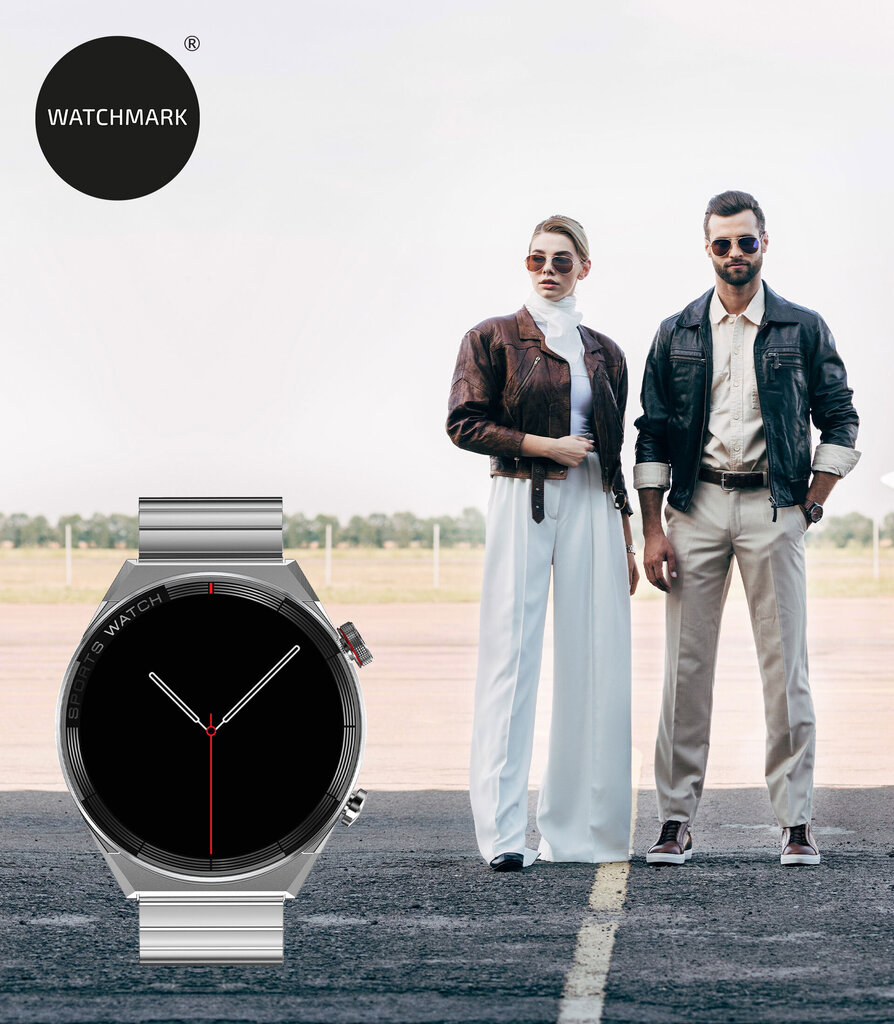 Watchmark Fashion Maverick Silver cena un informācija | Viedpulksteņi (smartwatch) | 220.lv