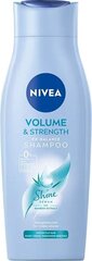 Шампунь для придания объема волос Nivea Volume & Strength, 400 мл цена и информация | Шампуни | 220.lv