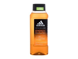 Dušas želeja vīriešiem Adidas Energy Kick, 250 ml cena un informācija | Adidas Ķermeņa kopšanas līdzekļi | 220.lv