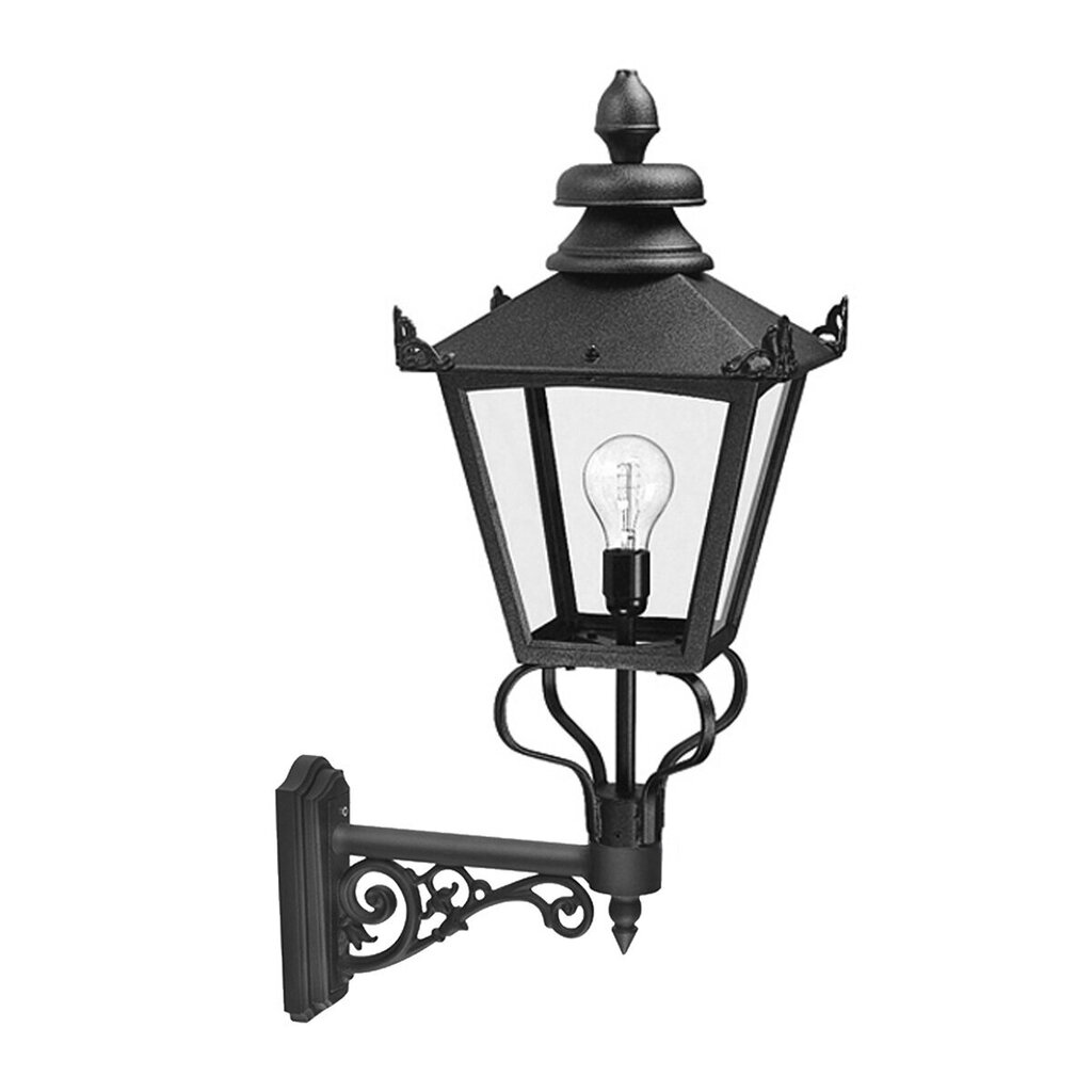 Āra sienas lampa Elstead Lighting Grampian GB1-BLACK cena un informācija | Āra apgaismojums | 220.lv