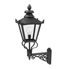 Āra sienas lampa Elstead Lighting Grampian GB1-BLACK цена и информация | Уличное освещение | 220.lv