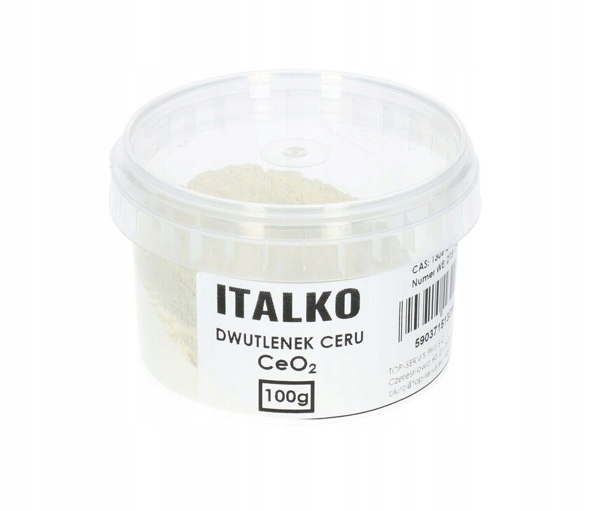 ITALKO CeO2 stikla pulēšanas pulveris 100g cena un informācija | Auto ķīmija | 220.lv
