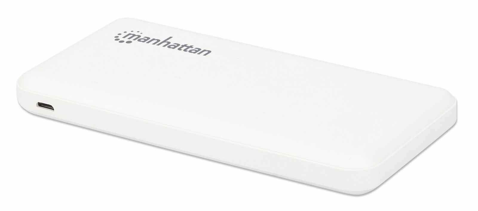 Manhattan 10000 mAh, 2x USB-A (2.1A & 1A), USB-C & Micro-USB (2A) cena un informācija | Lādētāji-akumulatori (Power bank) | 220.lv
