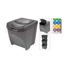 Корзина для мусора Sortibox сортировочная, 3 x 25 л цена и информация | Мусорные баки | 220.lv
