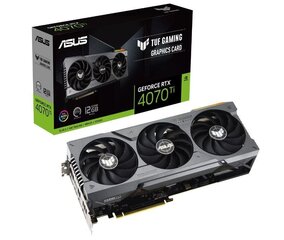Видеокарта Asus TUF Gaming GeForce RTX 4070 Ti 12GB (TUF-RTX4070TI-12G-GAMING) GDDR6X цена и информация | Видеокарты (GPU) | 220.lv