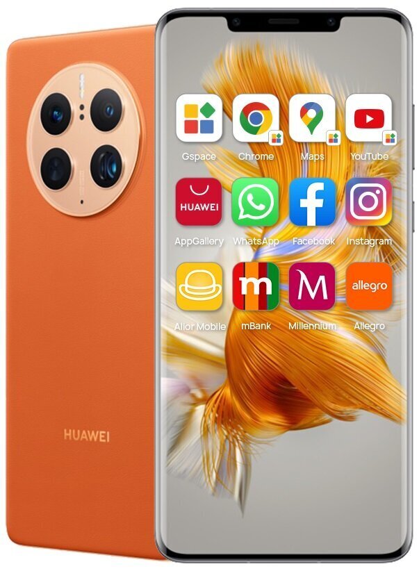 Huawei Mate 50 Pro 8/256GB Dual SIM 51097GNK Orange цена и информация | Mobilie telefoni | 220.lv