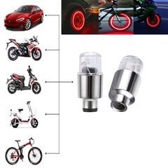 Клапаны с подсветкой RGB, 2 шт. цена и информация | Другие запчасти для велосипеда | 220.lv
