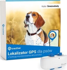 Tractive Tractive GPS DOG 4 suņu lokators ar aktivitātes izsekošanu - balts cena un informācija | Apģērbi suņiem | 220.lv