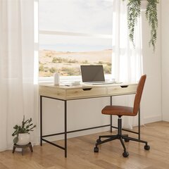 Письменный стол Dorel Home Modine, коричневый цвет цена и информация | Компьютерные, письменные столы | 220.lv