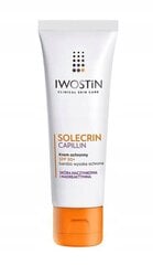 Saules aizsargkrēms Iwostin Solecrin Capillin SPF 50+, 50 ml cena un informācija | Sauļošanās krēmi | 220.lv