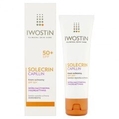 Saules aizsargkrēms Iwostin Solecrin Capillin SPF 50+, 50 ml cena un informācija | Sauļošanās krēmi | 220.lv