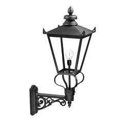 Настенный наружный светильник Elstead Lighting Wilmslow WSLB1-BLACK цена и информация | Уличное освещение | 220.lv