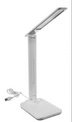 Белая светодиодная настольная лампа с индукционным зарядным устройством цена и информация | Настольные лампы | 220.lv