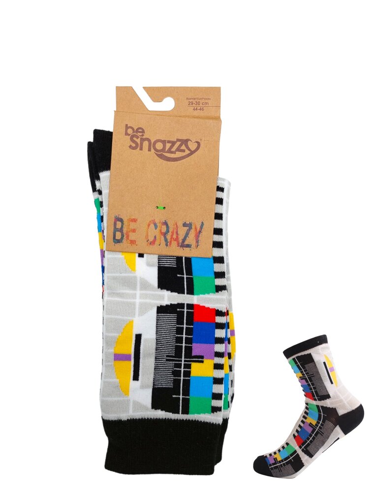 Unisex zeķes Be Snazzy Be Crazy SK-07, TV cena un informācija | Vīriešu zeķes | 220.lv