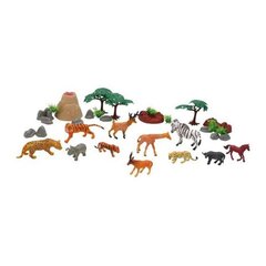 Savvaļas dzīvnieku komplekts (30 gab.) cena un informācija | Rotaļlietas zēniem | 220.lv