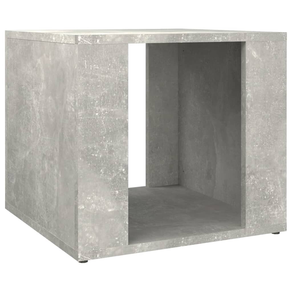 vidaXL naktsskapītis, betona pelēks, 41x40x36 cm, inženierijas koks цена и информация | Naktsskapīši | 220.lv