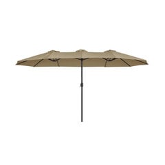 Большой зонт 460 х 270 см, цвет серый цена и информация | Зонты, маркизы, стойки | 220.lv