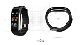 Giewont Fit&GO Duo GW200-1 Black + Alert Red цена и информация | Фитнес-браслеты | 220.lv