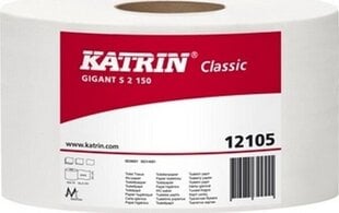 Tualetes papīrs Classic Gigant S2 Katrin, rullis, 130 m, 2 sl. цена и информация | Туалетная бумага, бумажные полотенца | 220.lv