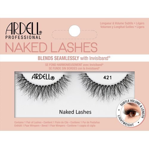 Ardell Naked Lashes 421 - Mākslīgās skropstas 1.0ks Black cena un informācija | Mākslīgās skropstas, skropstu atliecēji | 220.lv